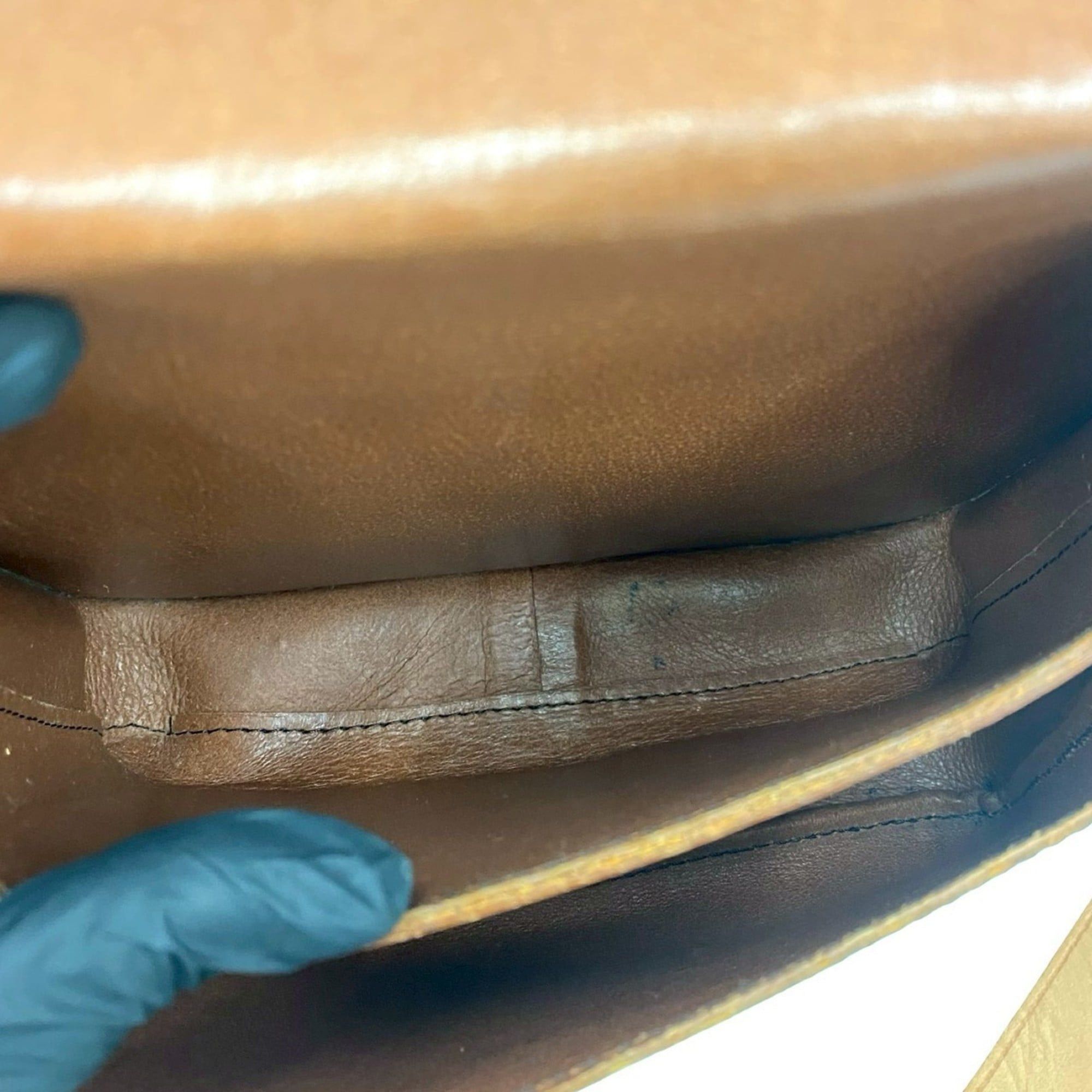 Louis Vuitton LOUIS VUITTON Vintage Cultusiere Monogram Leather Shoulder Bag/Pochette Brown 42061 Size ONE SIZE - 9 Thumbnail