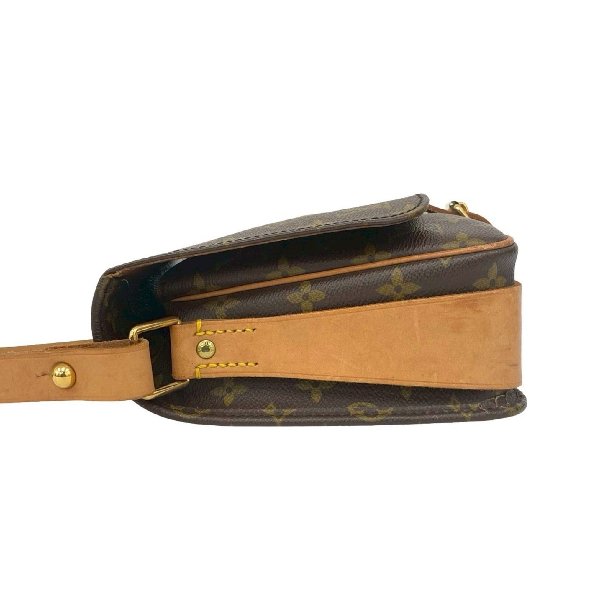 Louis Vuitton LOUIS VUITTON Vintage Cultusiere Monogram Leather Shoulder Bag/Pochette Brown 42061 Size ONE SIZE - 5 Thumbnail