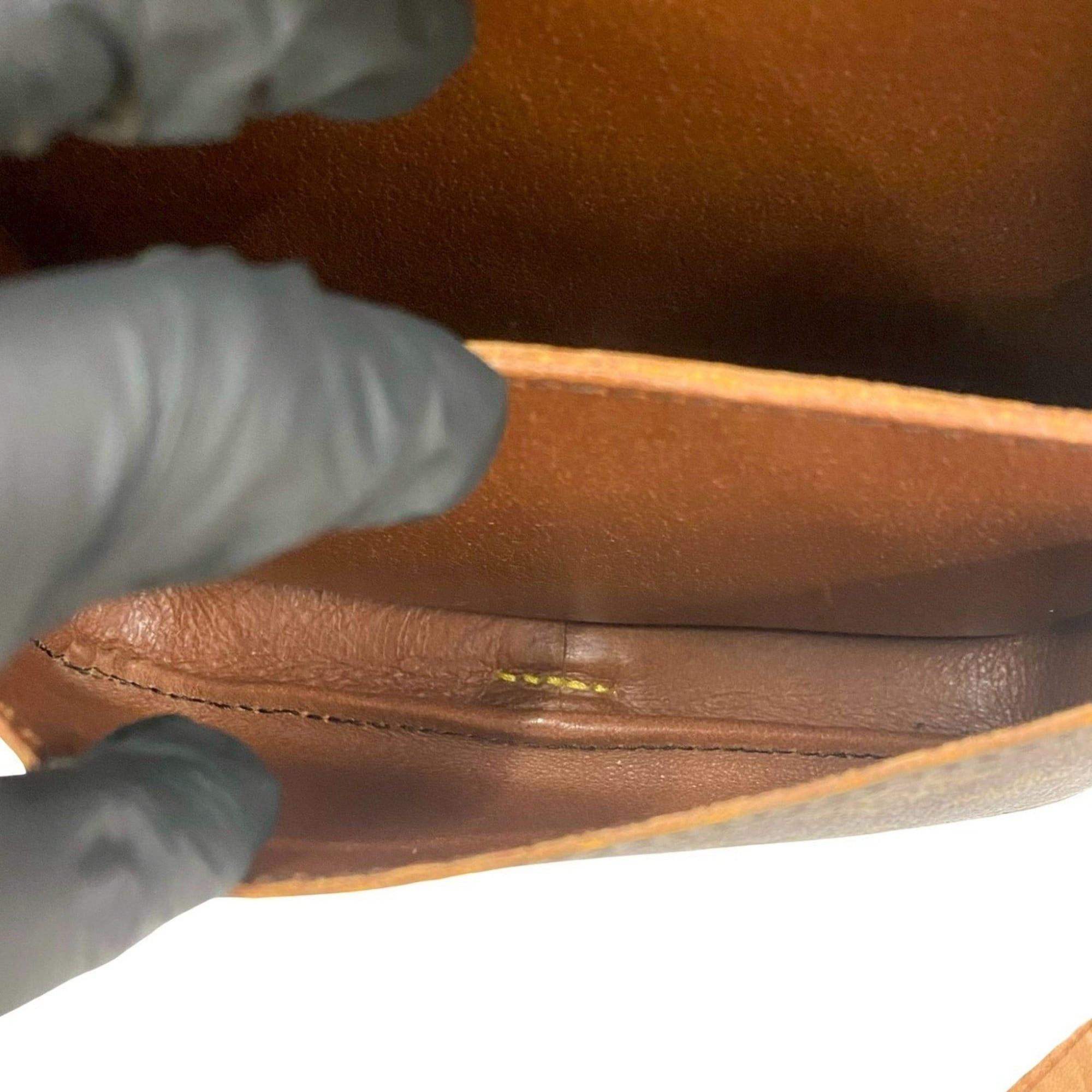 Louis Vuitton LOUIS VUITTON Vintage Cultusiere Monogram Leather Shoulder Bag/Pochette Brown 42061 Size ONE SIZE - 10 Thumbnail