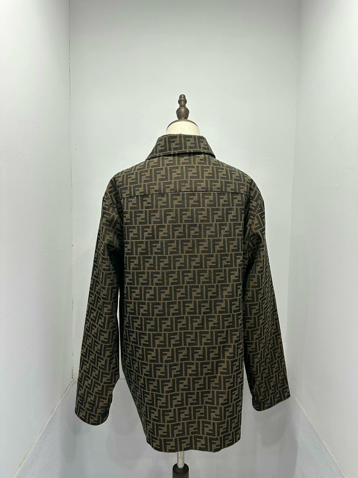Fendi Fendi FF Print Denim Jacket in New Condition Size US M / EU 48-50 / 2 - 2 Thumbnail