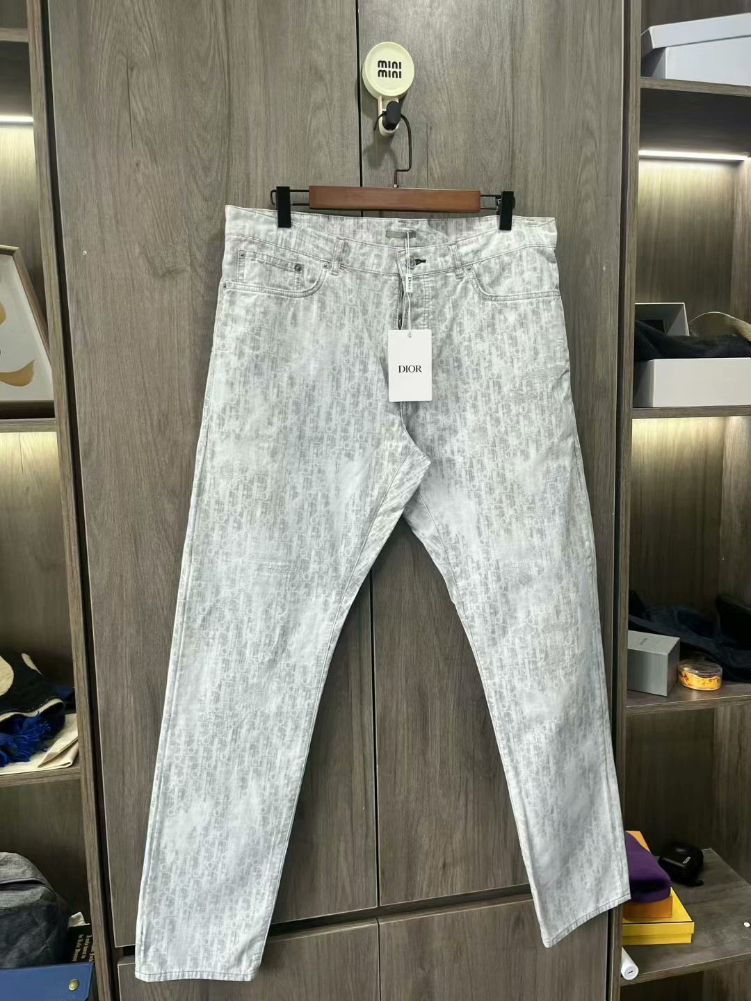 Dior Dior Monogram Printed Jeans Size 34 Size US 34 / EU 50 - 2 Thumbnail