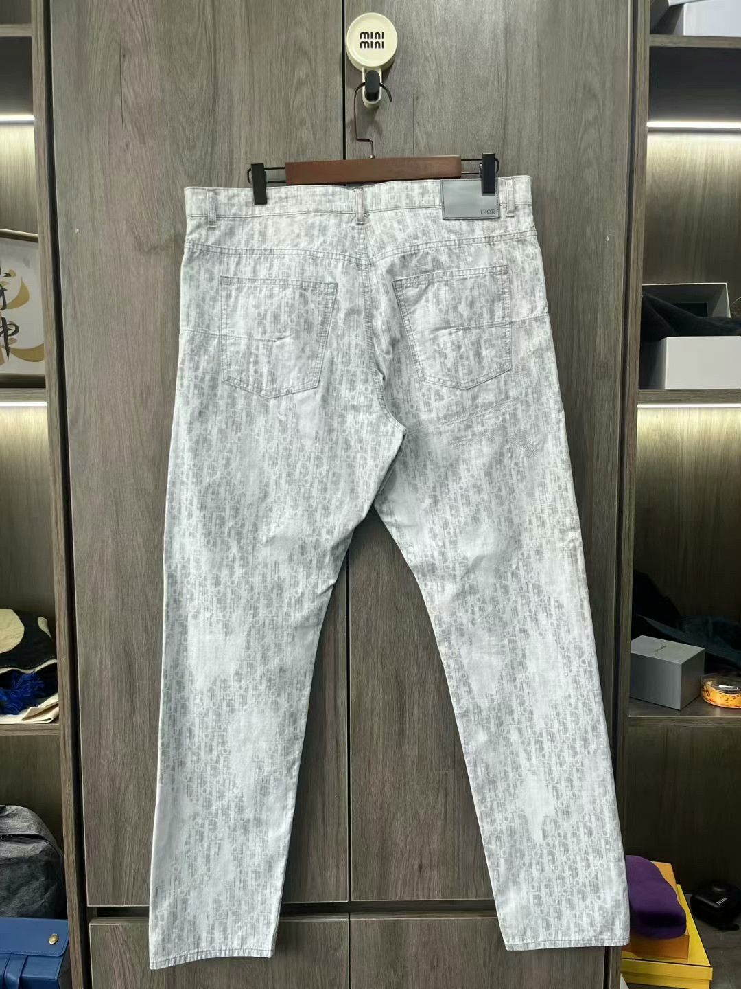 Dior Dior Monogram Printed Jeans Size 34 Size US 34 / EU 50 - 6 Thumbnail