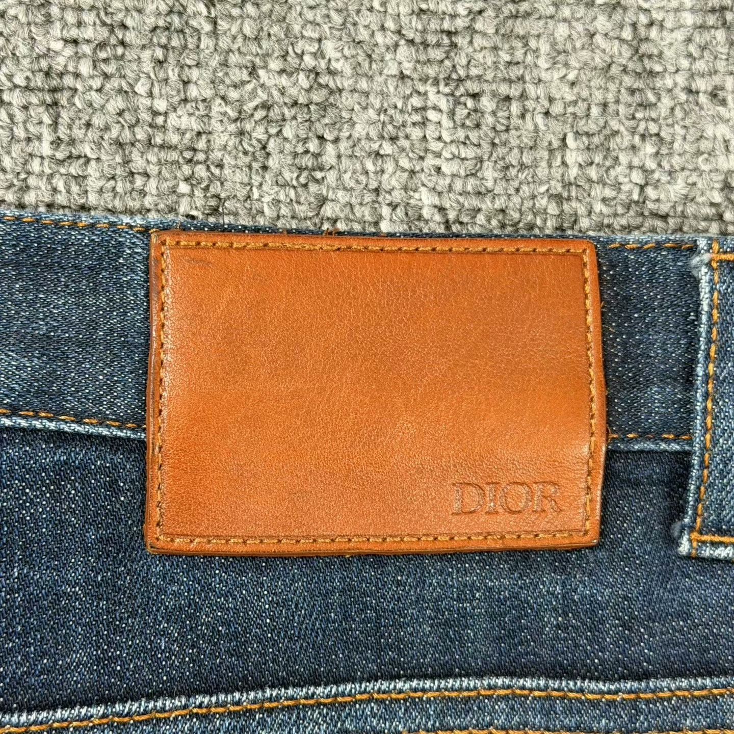 Dior dior blue printed denim pants size 36 Size US 36 / EU 52 - 8 Thumbnail