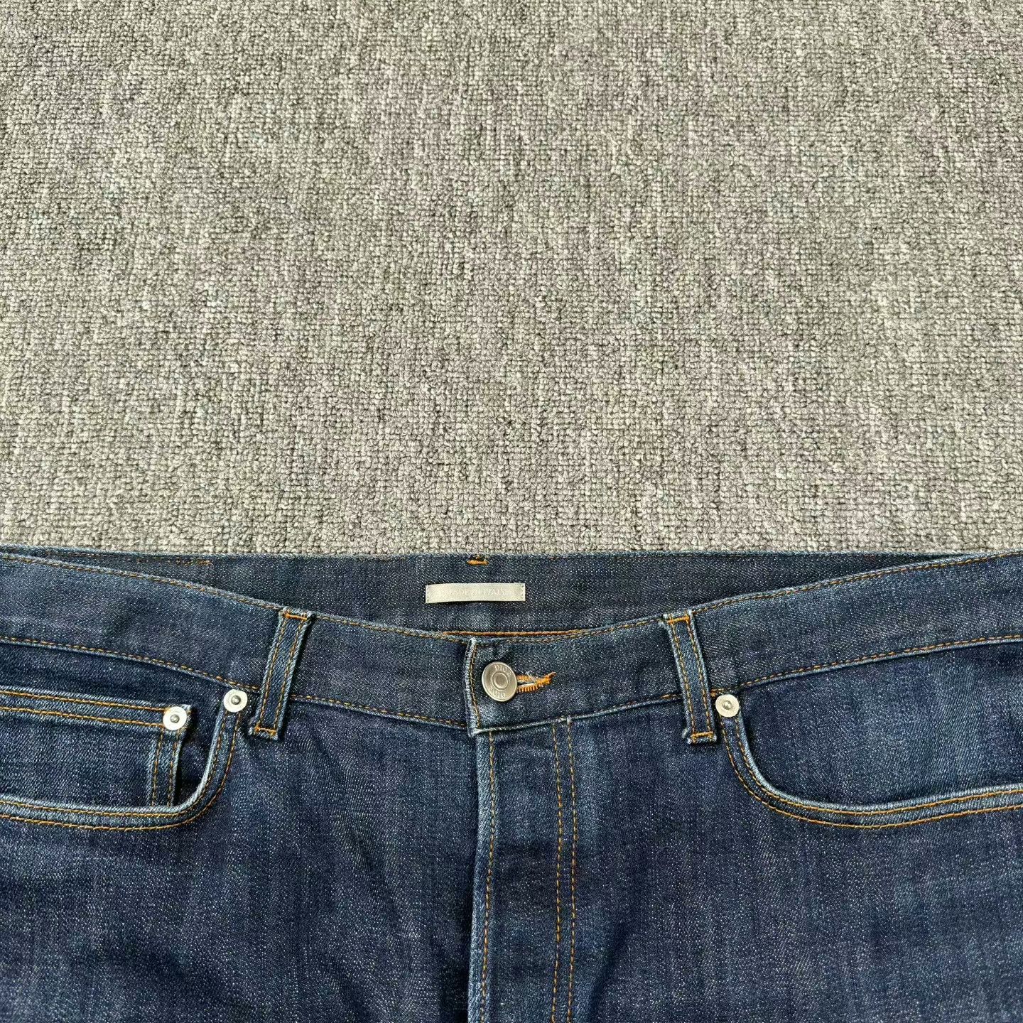 Dior dior blue printed denim pants size 36 Size US 36 / EU 52 - 2 Thumbnail