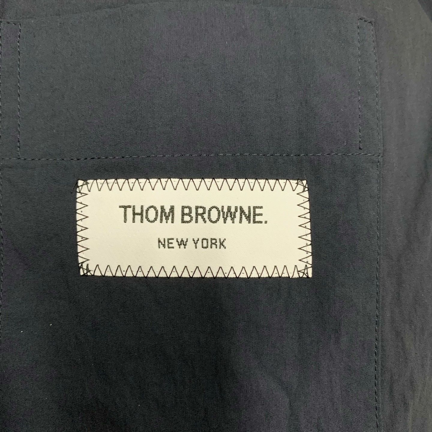 Thom Browne thom browne navy nylon long sleeve shirt Size US M / EU 48-50 / 2 - 3 Thumbnail