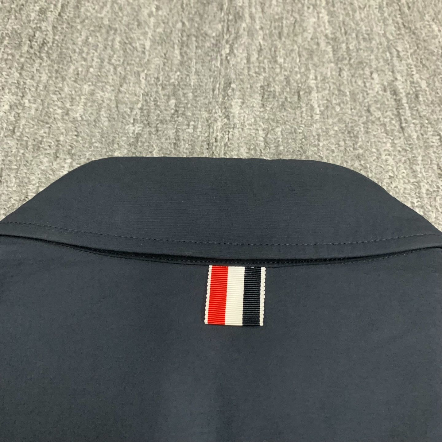 Thom Browne thom browne navy nylon long sleeve shirt Size US M / EU 48-50 / 2 - 5 Thumbnail