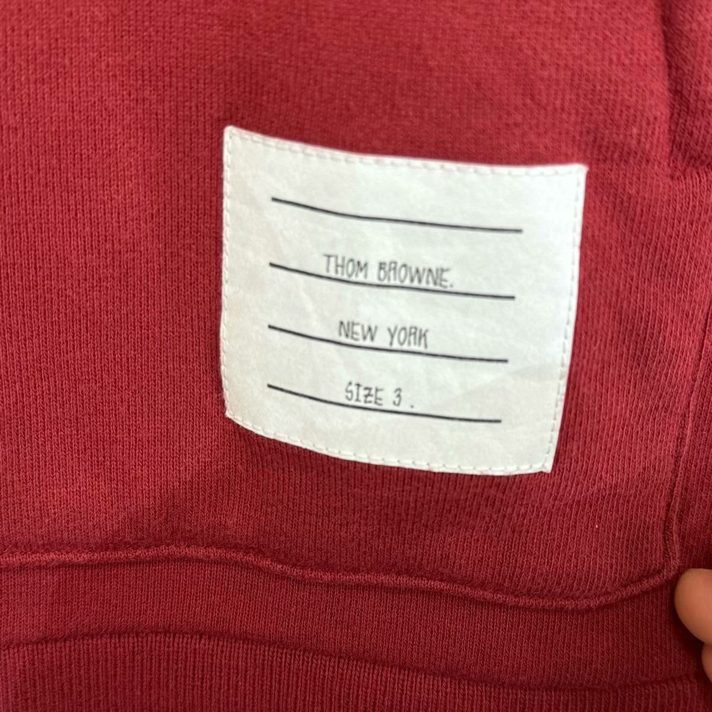Thom Browne thom browne red striped hoodie size 3 Size US L / EU 52-54 / 3 - 4 Thumbnail