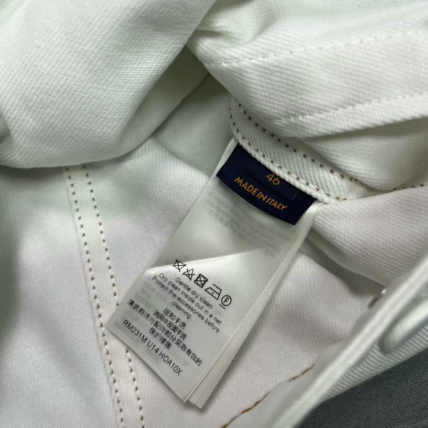 Louis Vuitton louis vuitton denim jacket with artistic dye Size US S / EU 44-46 / 1 - 5 Thumbnail