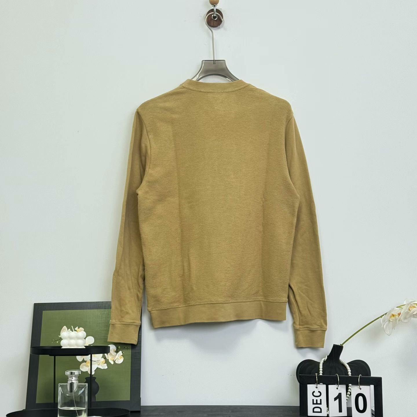 Loewe Loewe Embroidered Logo Sweatshirt in Khaki Size US L / EU 52-54 / 3 - 4 Thumbnail