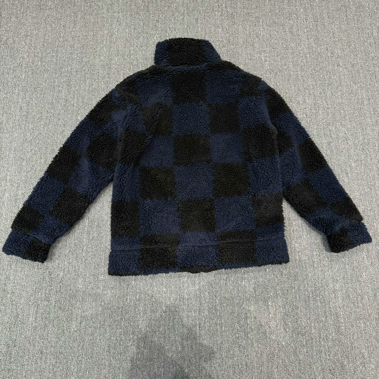 Louis Vuitton blue and black checkered fleece jacket Size US M / EU 48-50 / 2 - 2 Thumbnail