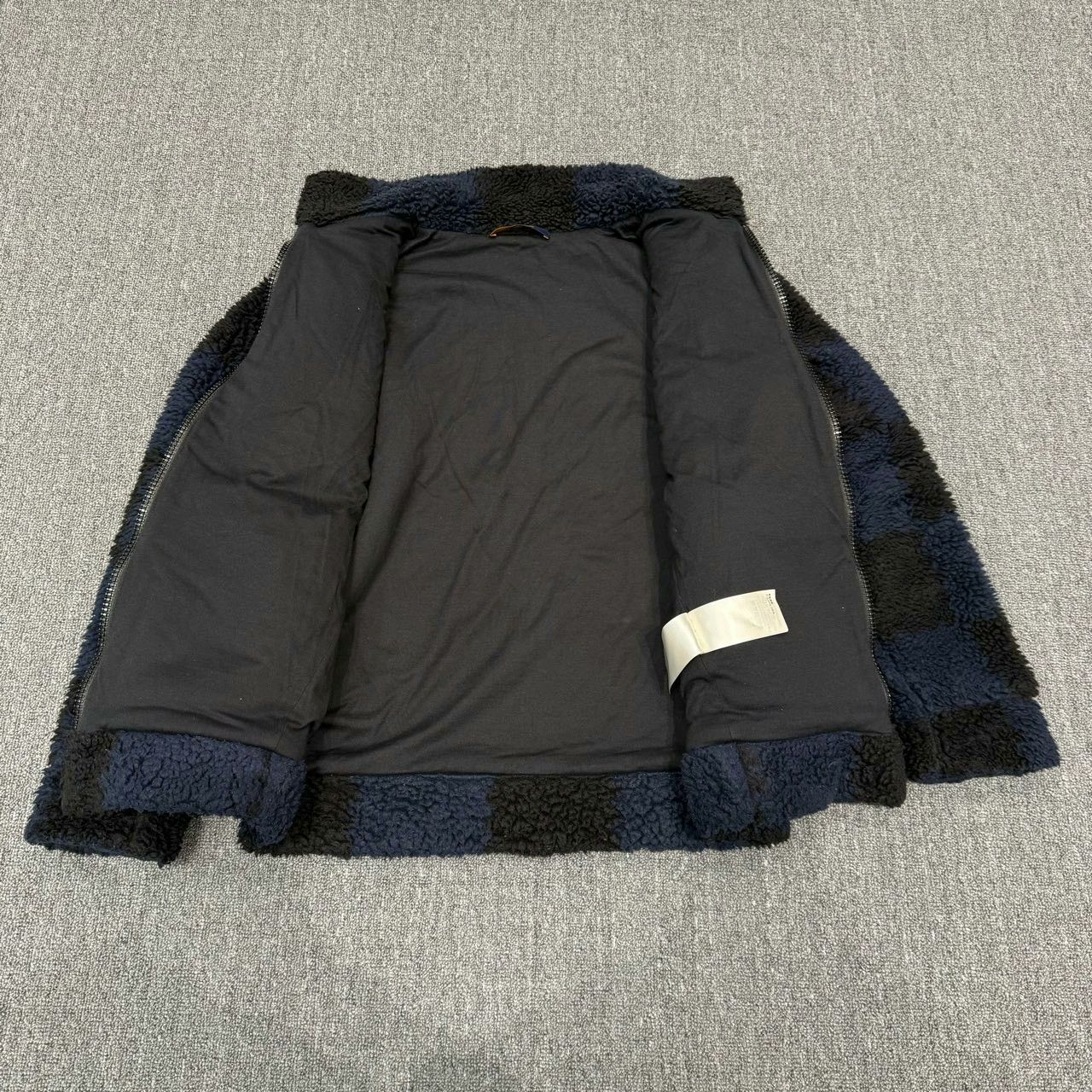 Louis Vuitton blue and black checkered fleece jacket Size US M / EU 48-50 / 2 - 8 Thumbnail