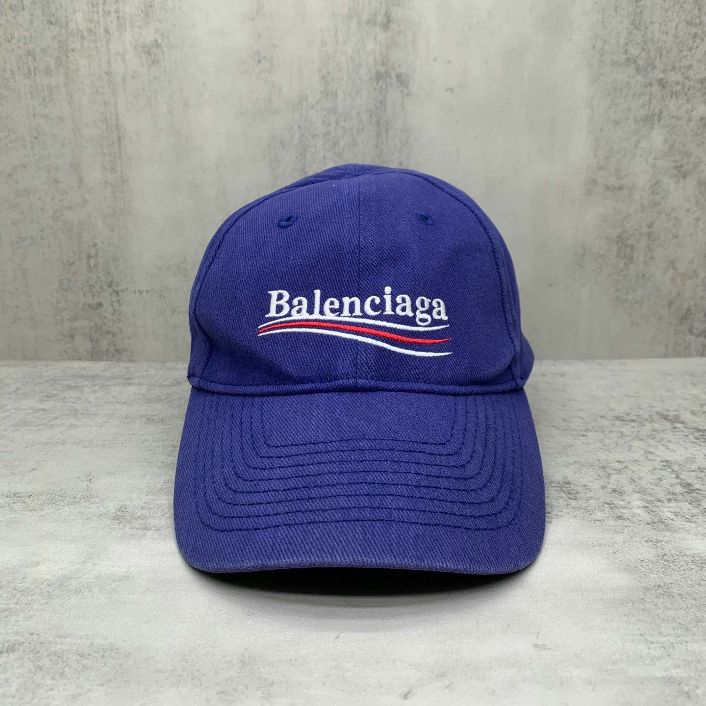 Balenciaga blue balenciaga cap with logo Size ONE SIZE - 2 Thumbnail
