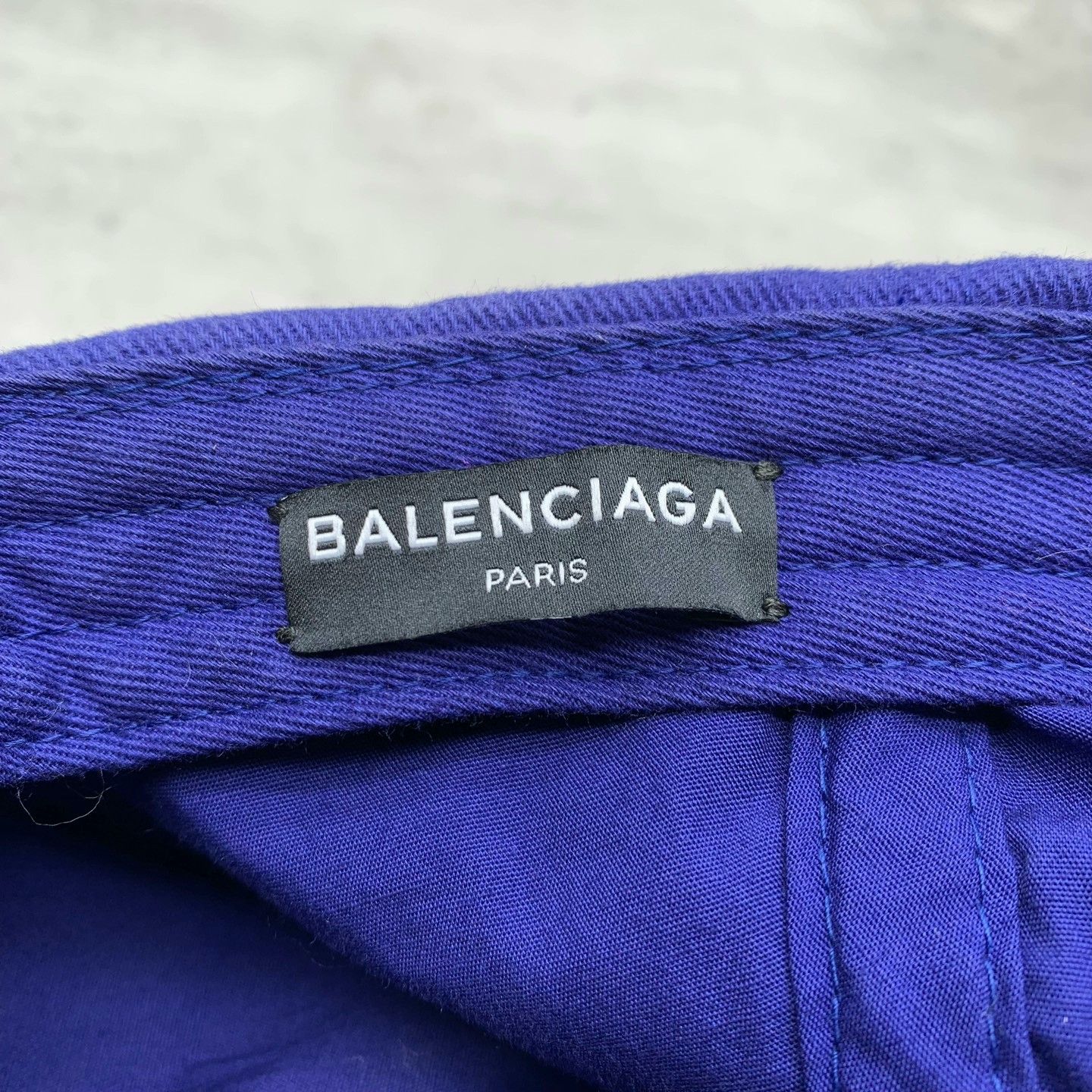 Balenciaga blue balenciaga cap with logo Size ONE SIZE - 5 Thumbnail