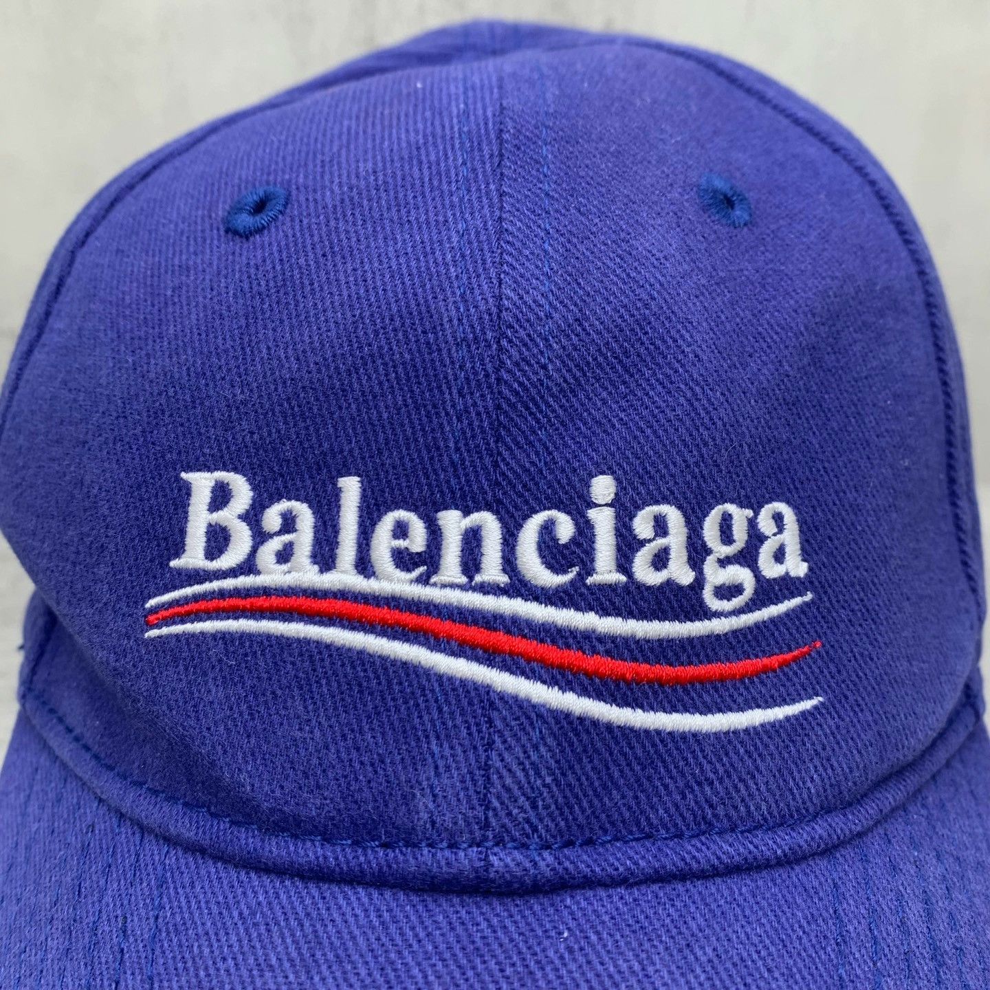 Balenciaga blue balenciaga cap with logo Size ONE SIZE - 4 Thumbnail