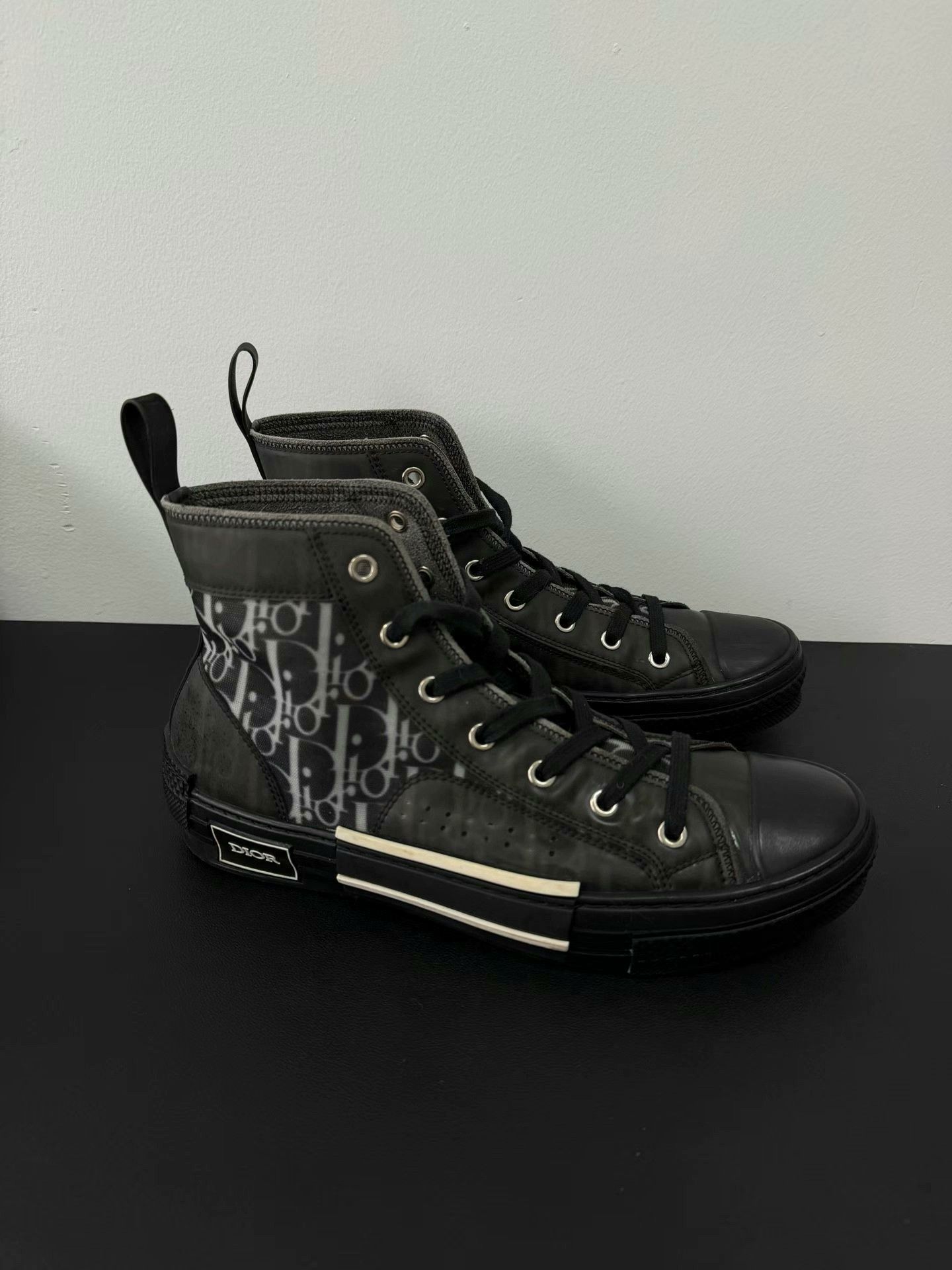 Dior dior b23 black high-top sneakers Size US 8 / EU 41 - 3 Thumbnail