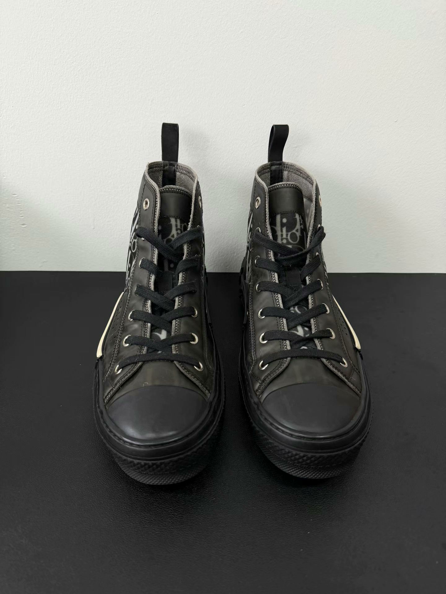 Dior dior b23 black high-top sneakers Size US 8 / EU 41 - 2 Thumbnail