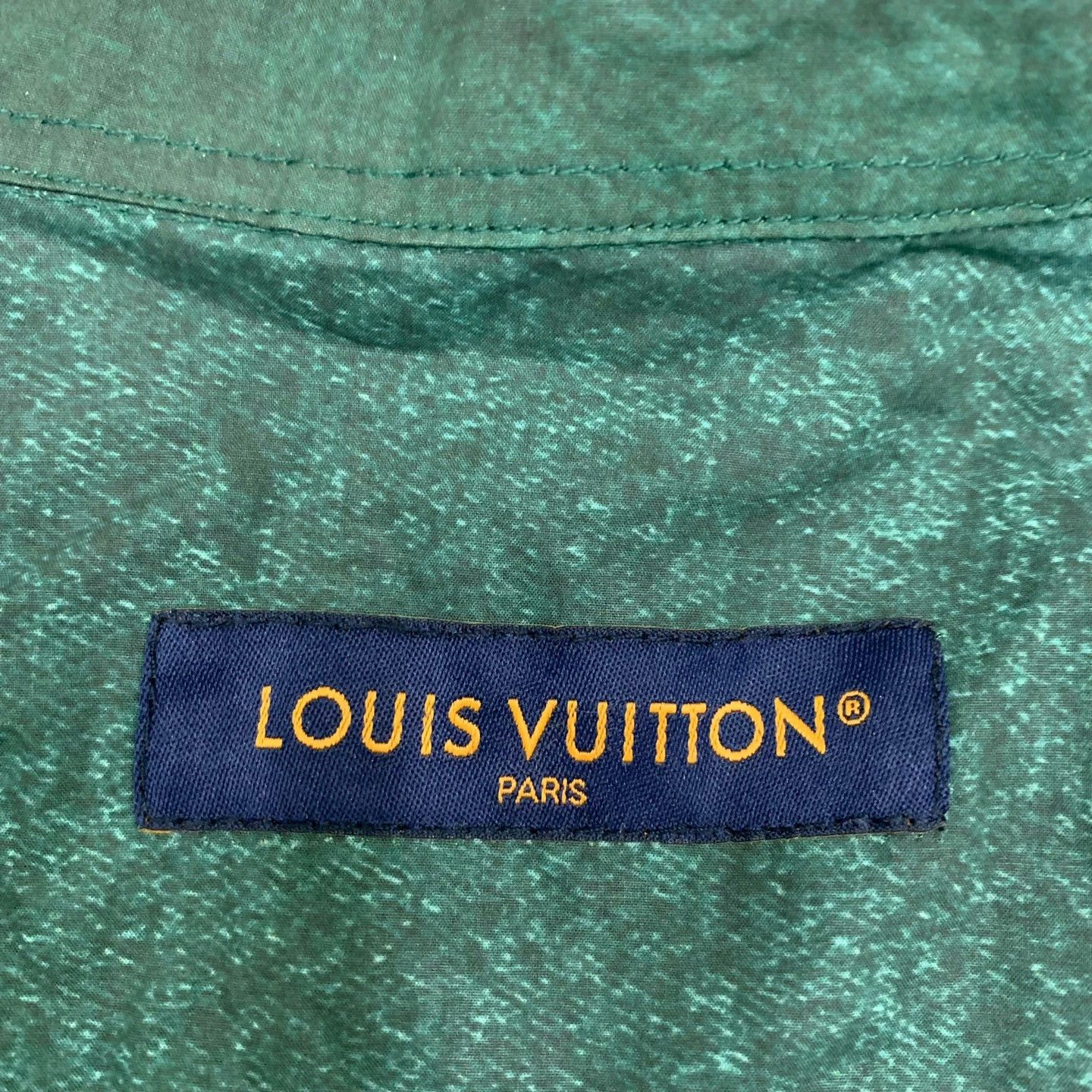 Louis Vuitton lv green ink splash dye shirt jacket Size US L / EU 52-54 / 3 - 6 Thumbnail