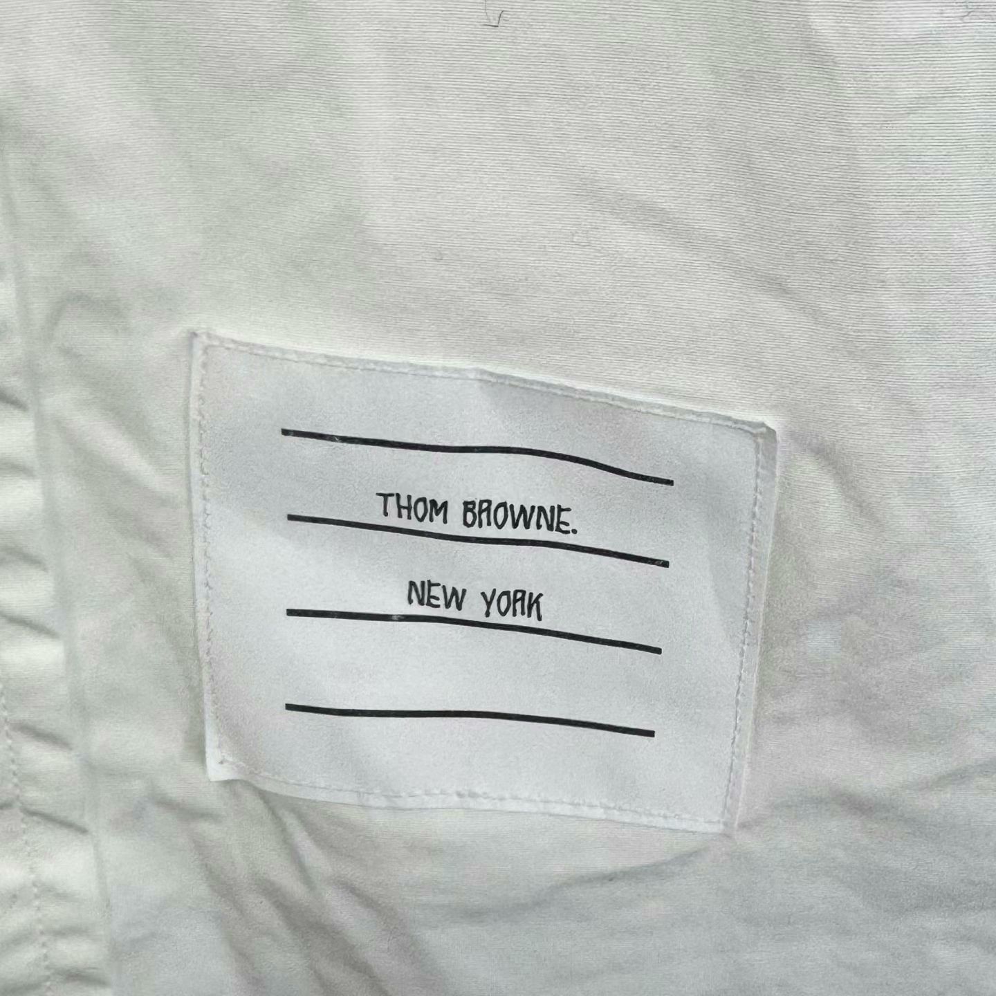Thom Browne Thom Browne White Double-Sleeve Shirt Size 1 Size US S / EU 44-46 / 1 - 3 Thumbnail