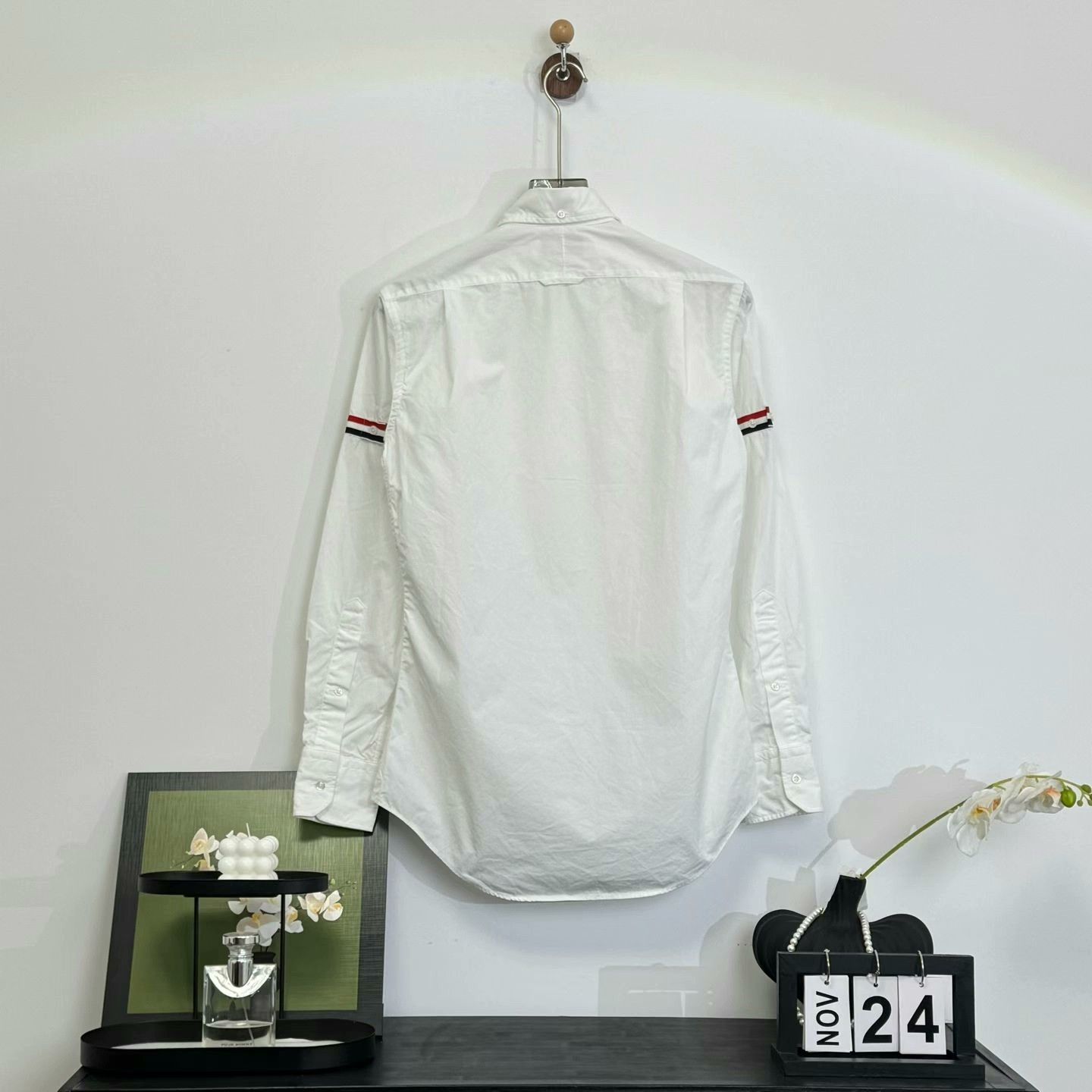 Thom Browne Thom Browne White Double-Sleeve Shirt Size 1 Size US S / EU 44-46 / 1 - 5 Thumbnail