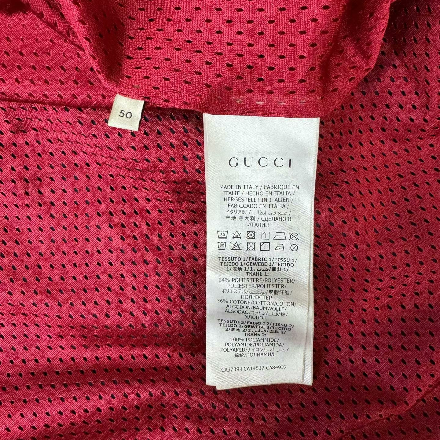 Gucci gucci red blue color-blocked jacket Size US L / EU 52-54 / 3 - 5 Thumbnail