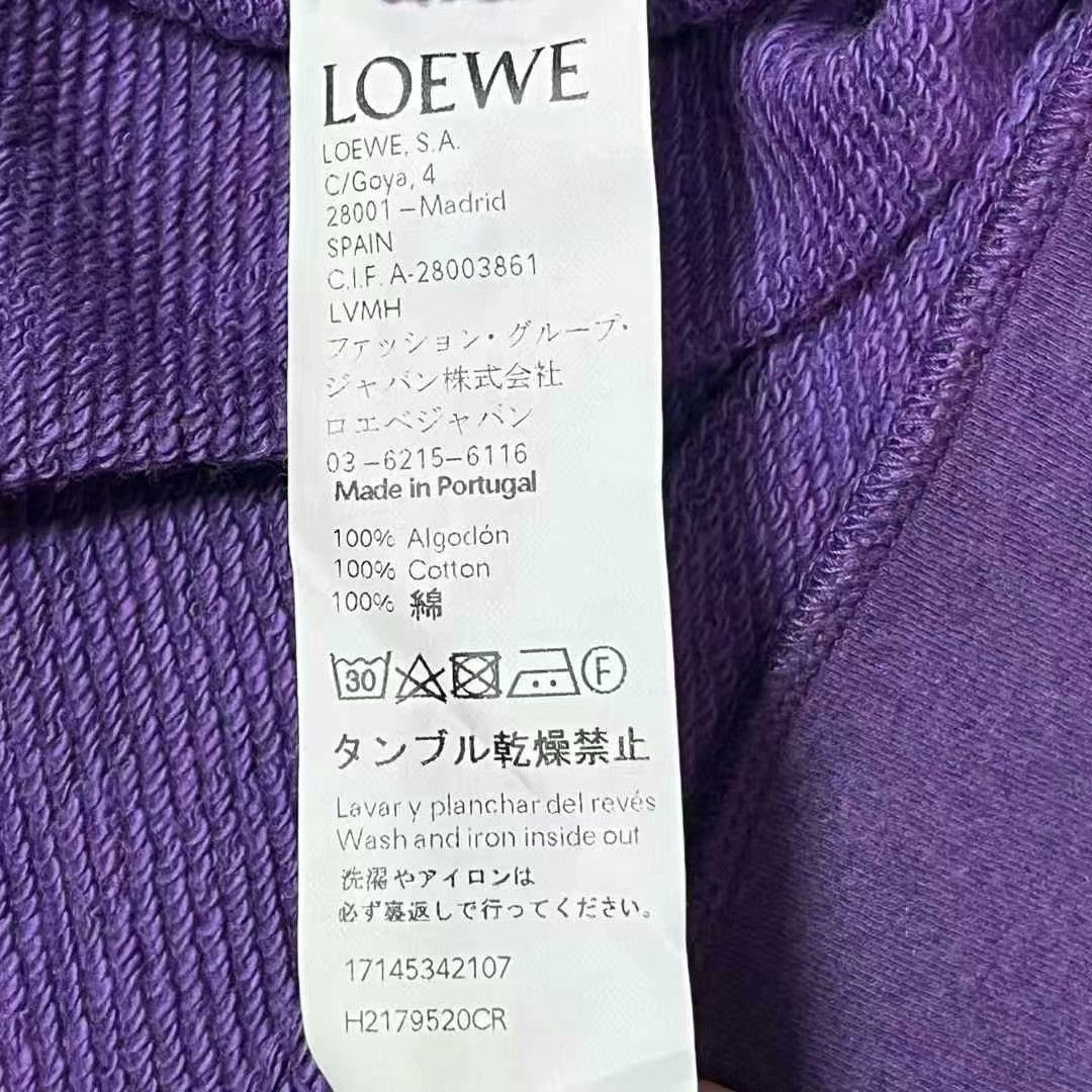 Loewe Loewe Purple Long Sleeve Logo Sweater Size US M / EU 48-50 / 2 - 5 Thumbnail