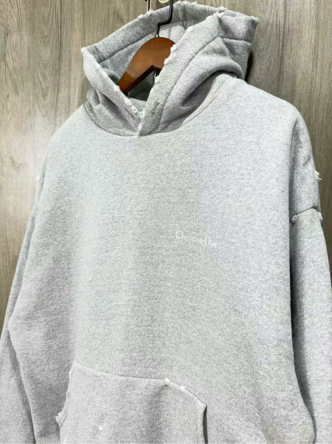 Dior dior gray vintage hoodie with slogan Size US S / EU 44-46 / 1 - 2 Thumbnail
