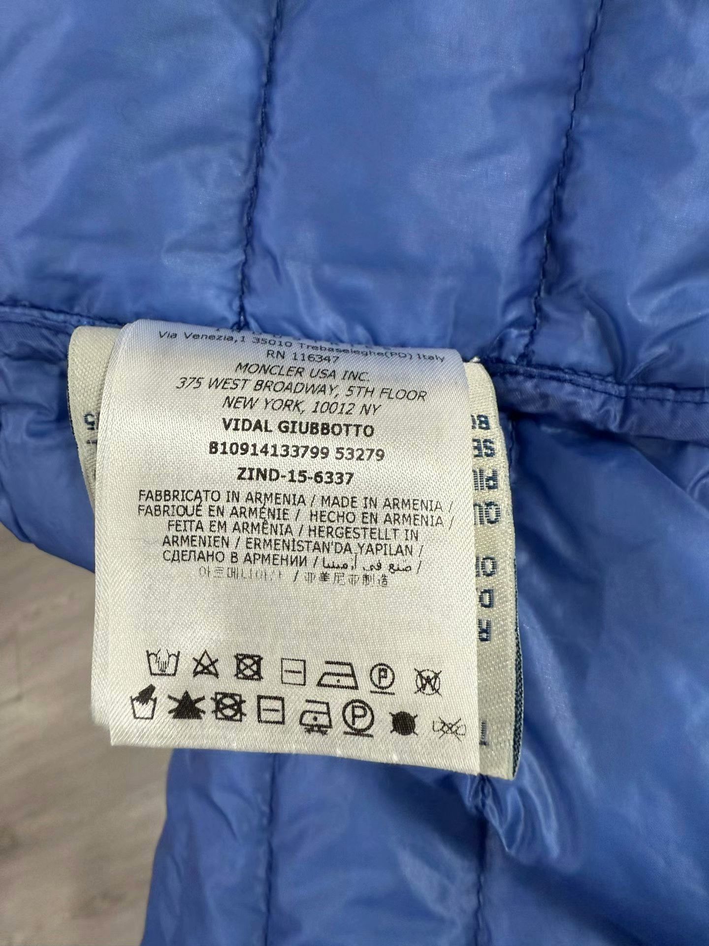 Moncler blue Moncler striped puffer jacket Size S / US 4 / IT 40 - 4 Thumbnail