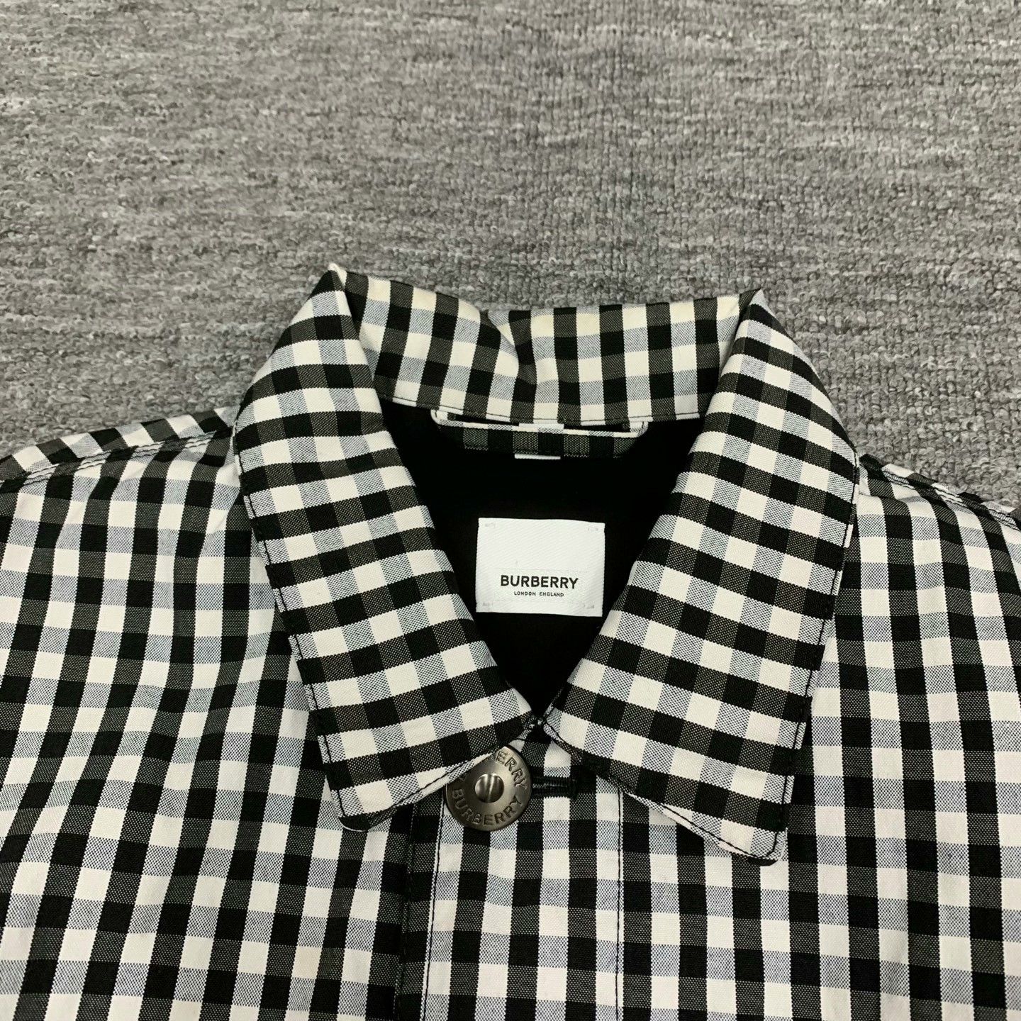Burberry burberry black and white checkered shirt jacket Size US S / EU 44-46 / 1 - 5 Thumbnail
