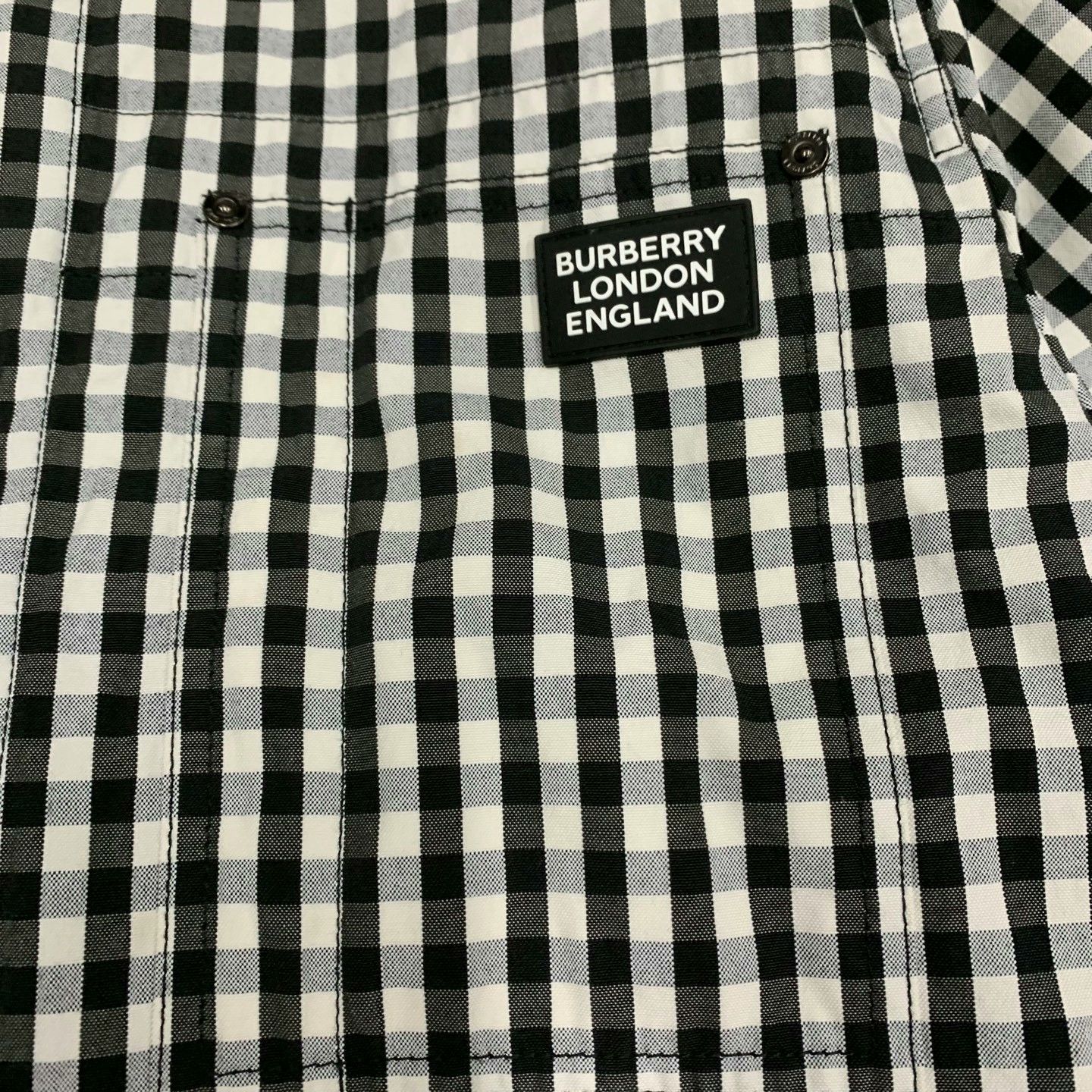 Burberry burberry black and white checkered shirt jacket Size US S / EU 44-46 / 1 - 7 Thumbnail