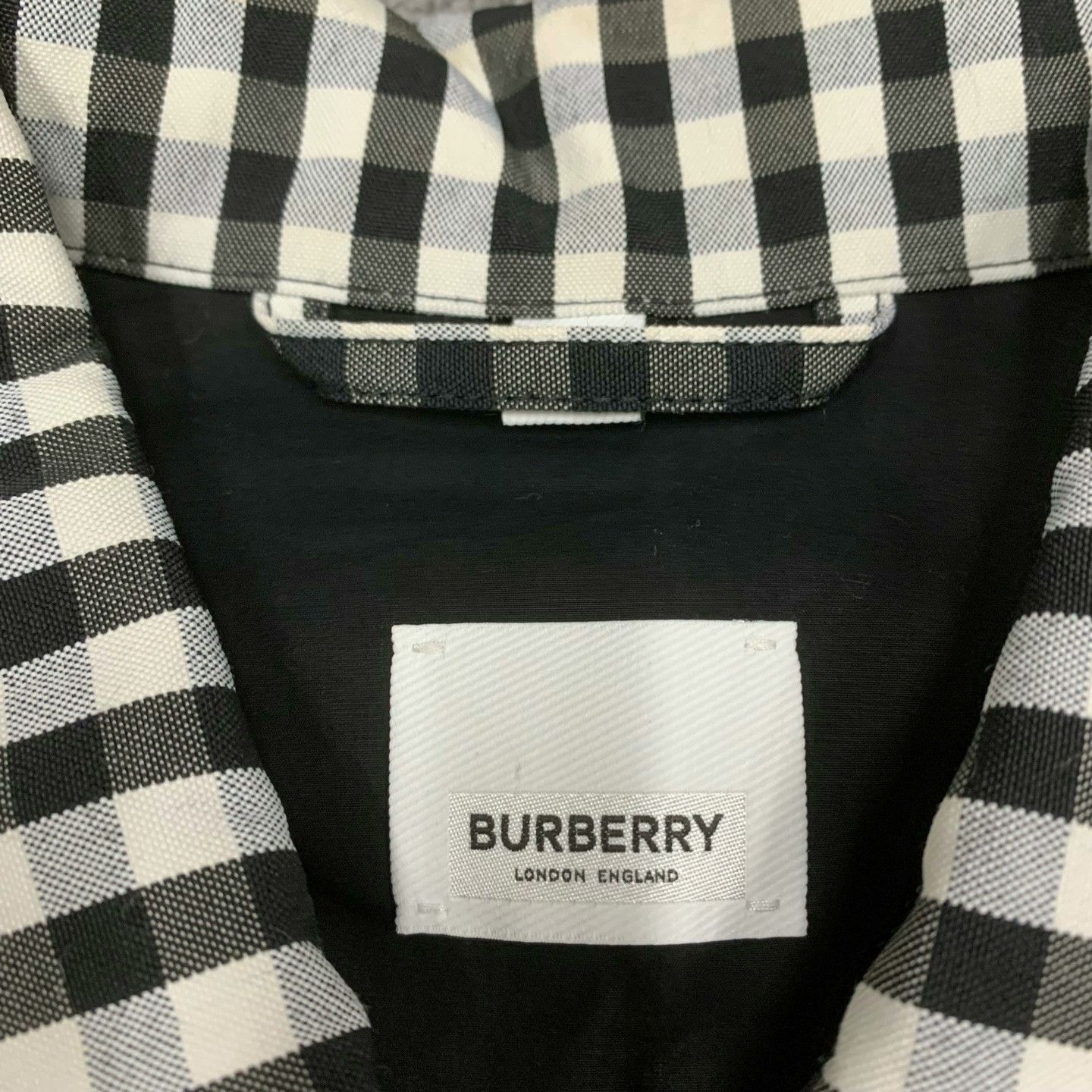 Burberry burberry black and white checkered shirt jacket Size US S / EU 44-46 / 1 - 8 Thumbnail