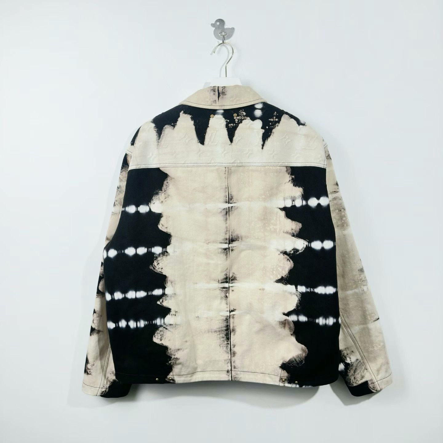 Louis Vuitton black and white tie-dye denim jacket Size US XXL / EU 58 / 5 - 2 Thumbnail