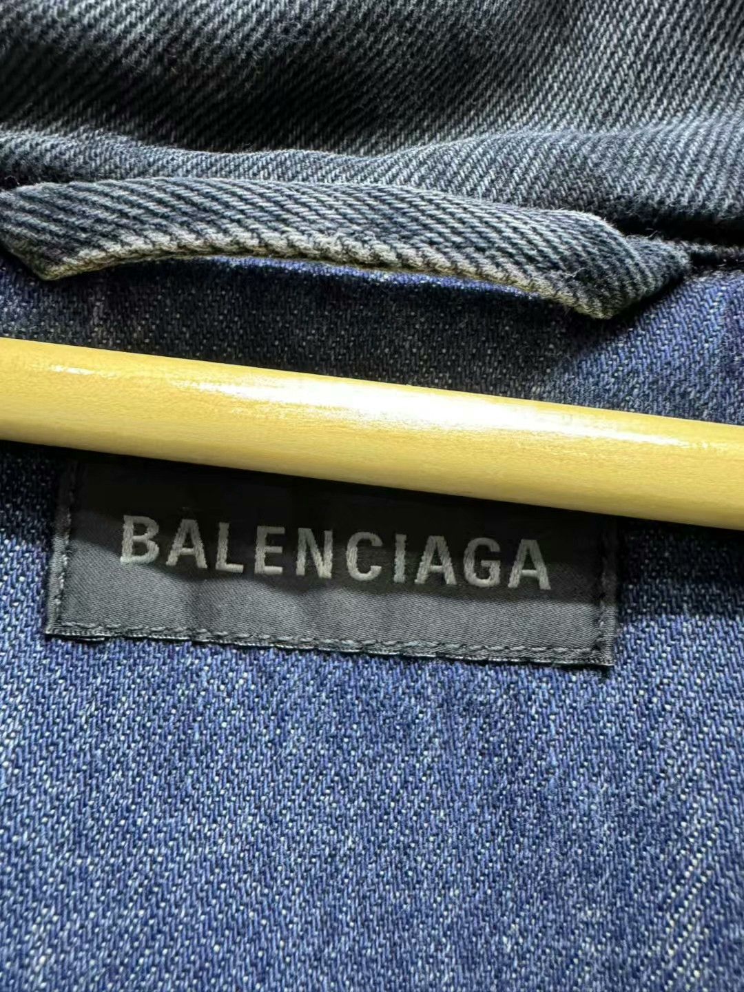 Balenciaga balenciaga color-block oversized denim jacket Size US M / EU 48-50 / 2 - 7 Thumbnail