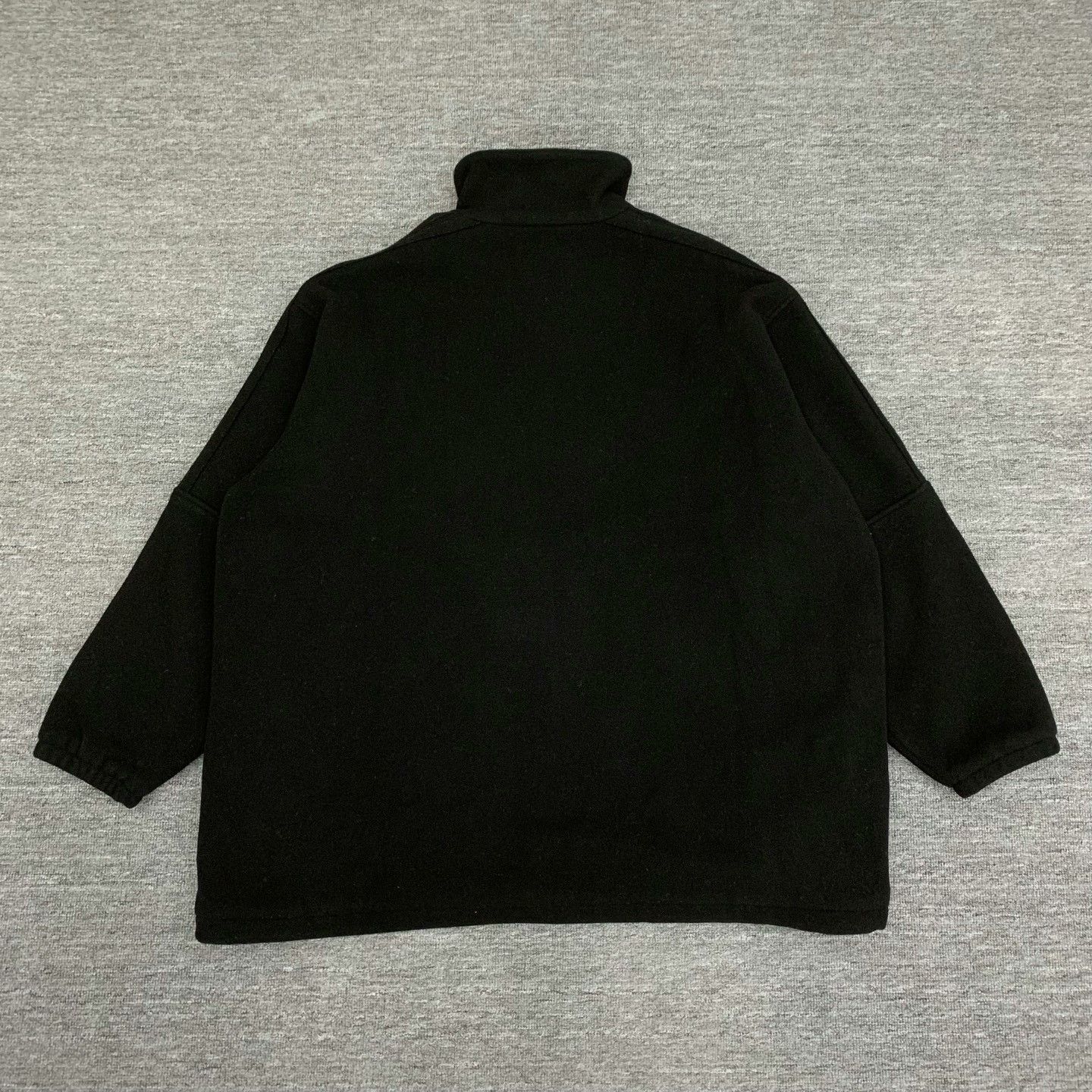 Balenciaga balenciaga black logo wool-cotton jacket Size US L / EU 52-54 / 3 - 2 Thumbnail