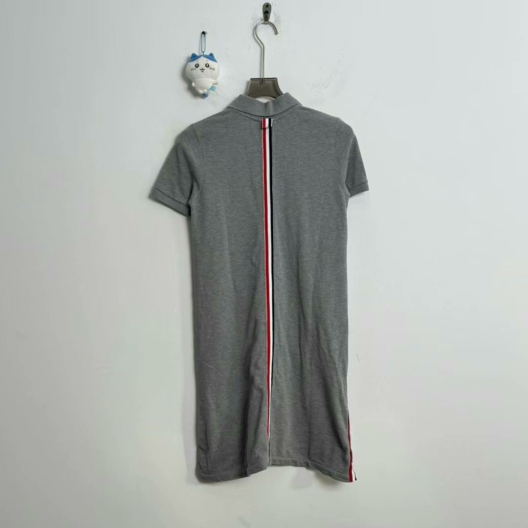 Thom Browne thom browne logo striped dress in gray Size M / US 6-8 / IT 42-44 - 3 Thumbnail