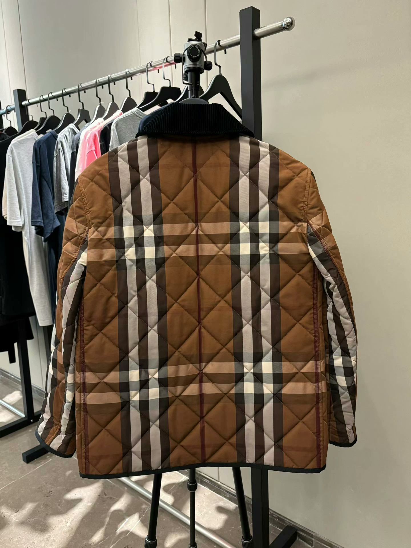 Burberry burberry quilted check cotton jacket size s Size S / US 4 / IT 40 - 3 Thumbnail