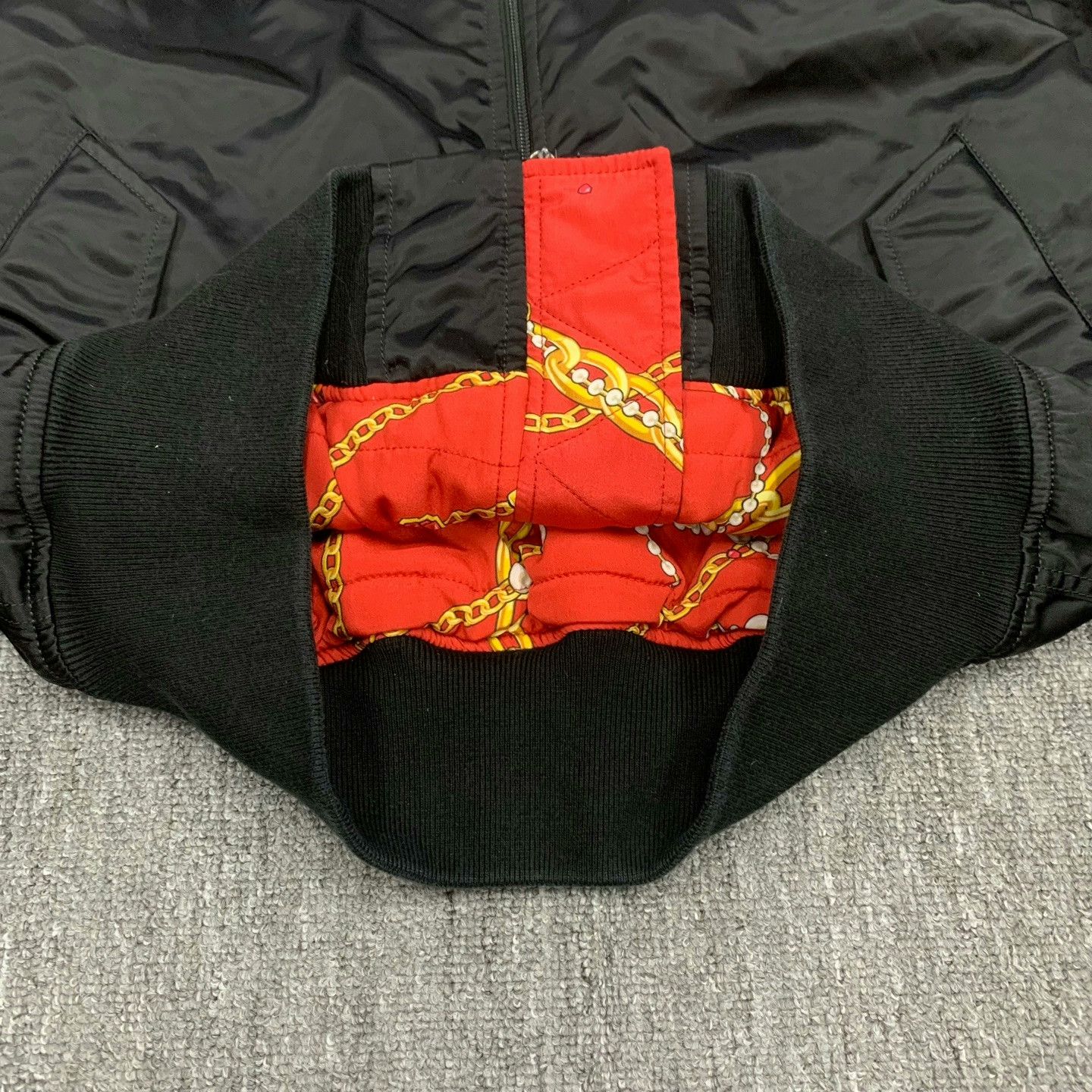 Balenciaga balenciaga black silk scarf bomber jacket Size US S / EU 44-46 / 1 - 5 Thumbnail