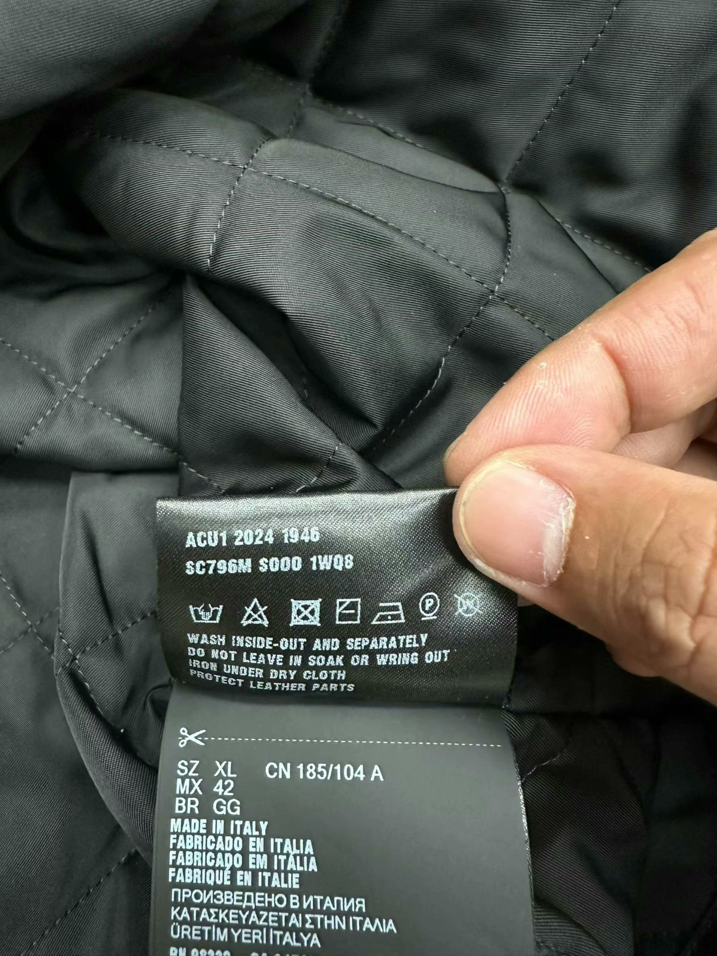 Prada prada new lightweight cotton jacket in black Size US XL / EU 56 / 4 - 4 Thumbnail