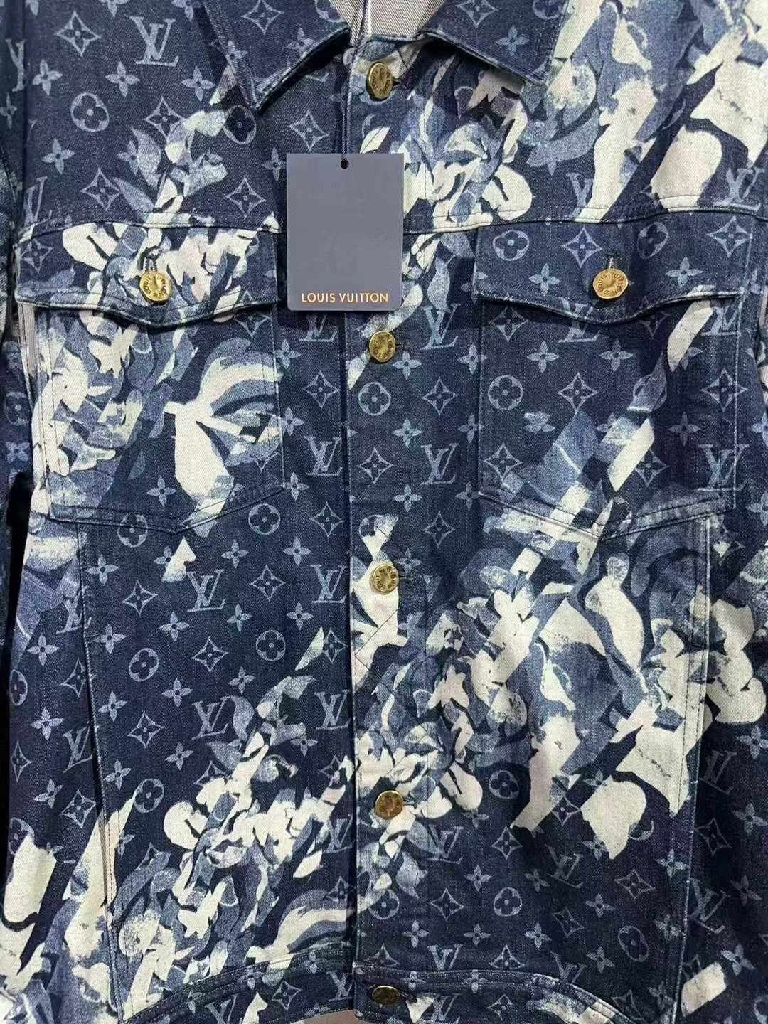 Louis Vuitton louis vuitton floral denim jacket Size US XXL / EU 58 / 5 - 3 Thumbnail