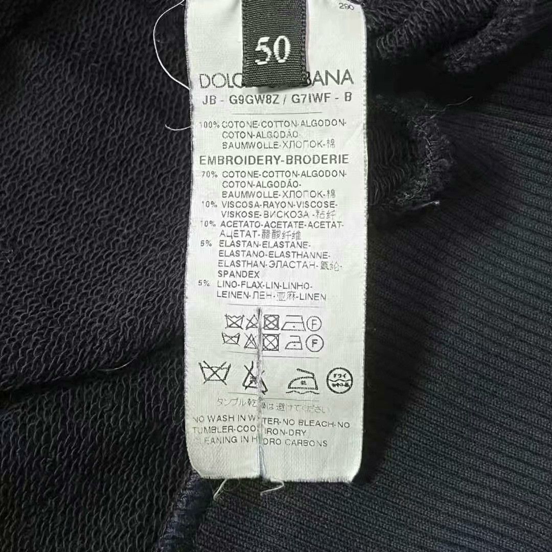 Dolce & Gabbana dolce & gabbana black sweatshirt with graphic design Size US L / EU 52-54 / 3 - 5 Thumbnail