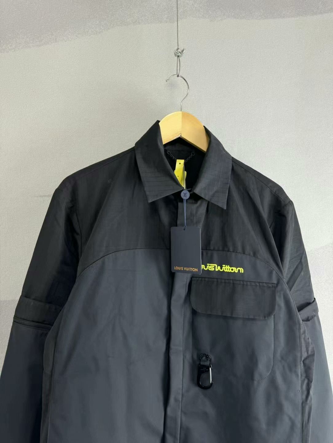 Louis Vuitton Louis Vuitton Black Technical Fabric Work Jacket Size US L / EU 52-54 / 3 - 2 Thumbnail