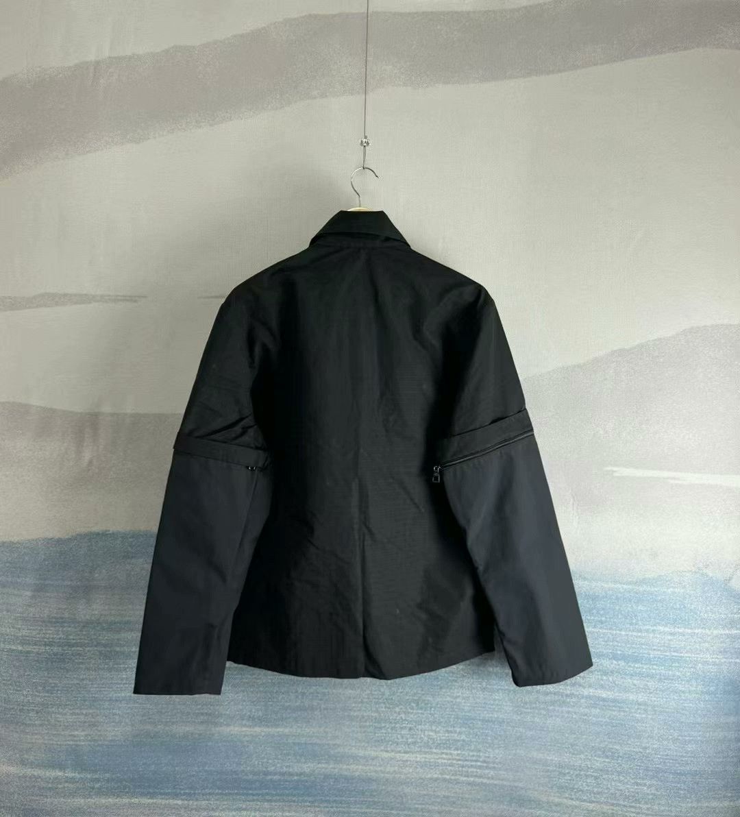 Louis Vuitton Louis Vuitton Black Technical Fabric Work Jacket Size US L / EU 52-54 / 3 - 3 Thumbnail