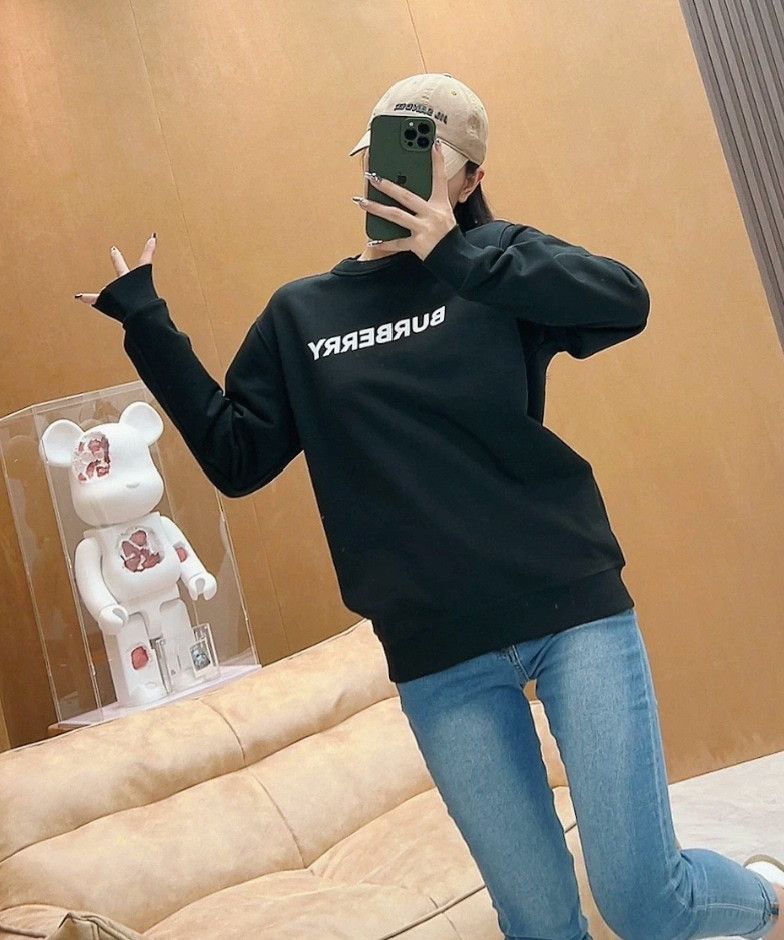 Burberry burberry black logo sweatshirt size large Size US L / EU 52-54 / 3 - 5 Thumbnail