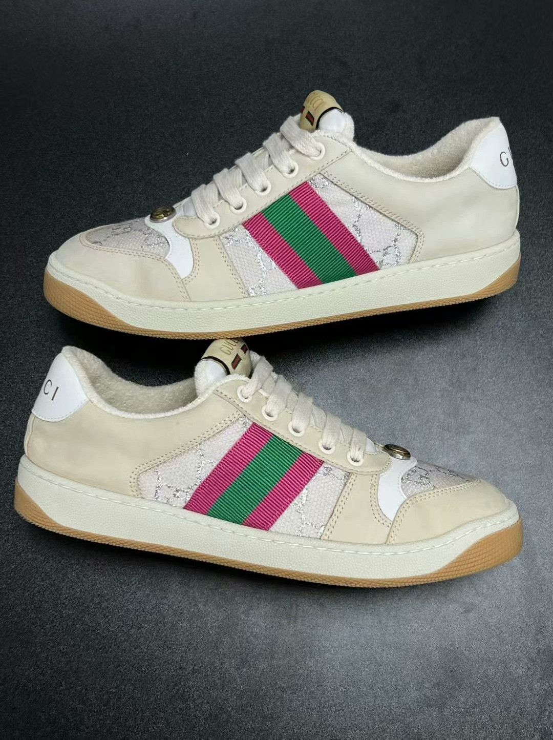 Gucci gucci screener sneakers in beige color Size US 6.5 / EU 39-40 - 5 Thumbnail