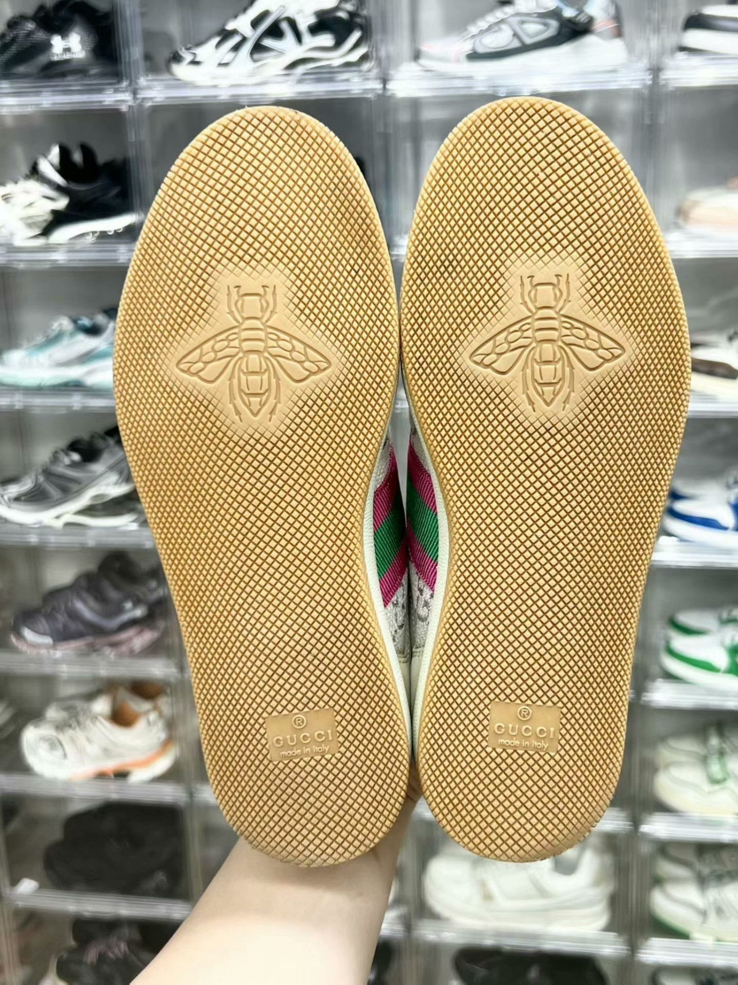 Gucci gucci screener sneakers in beige color Size US 6.5 / EU 39-40 - 8 Thumbnail