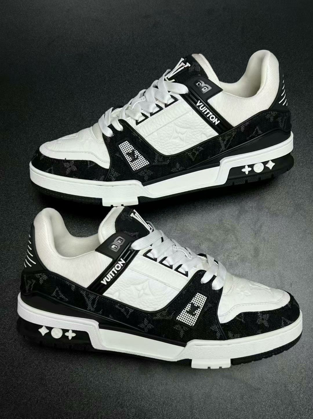 Louis Vuitton LV Trainer Black and White Sneakers UK7 Size US 7 / EU 40 - 5 Thumbnail