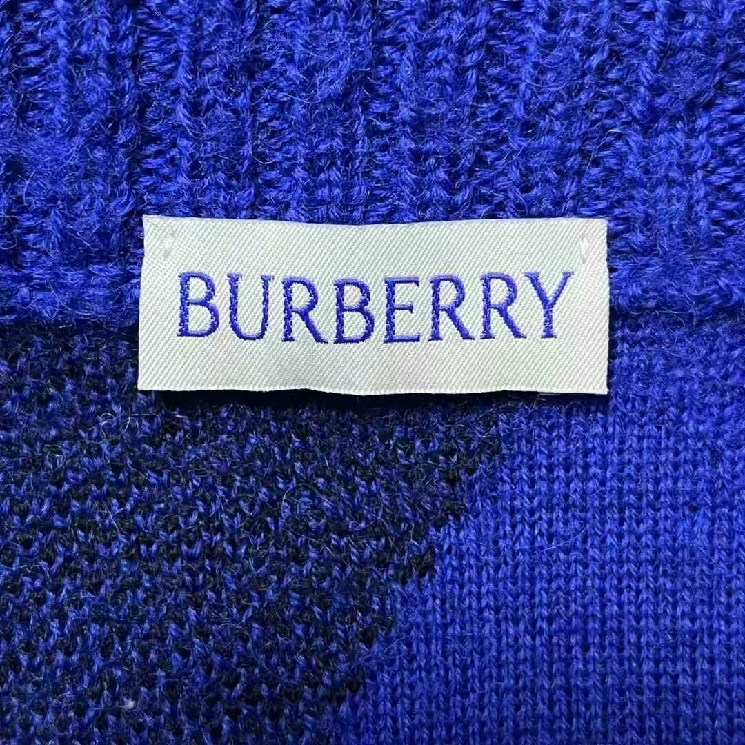 Burberry burberry blue black argyle wool cardigan Size US XL / EU 56 / 4 - 4 Thumbnail