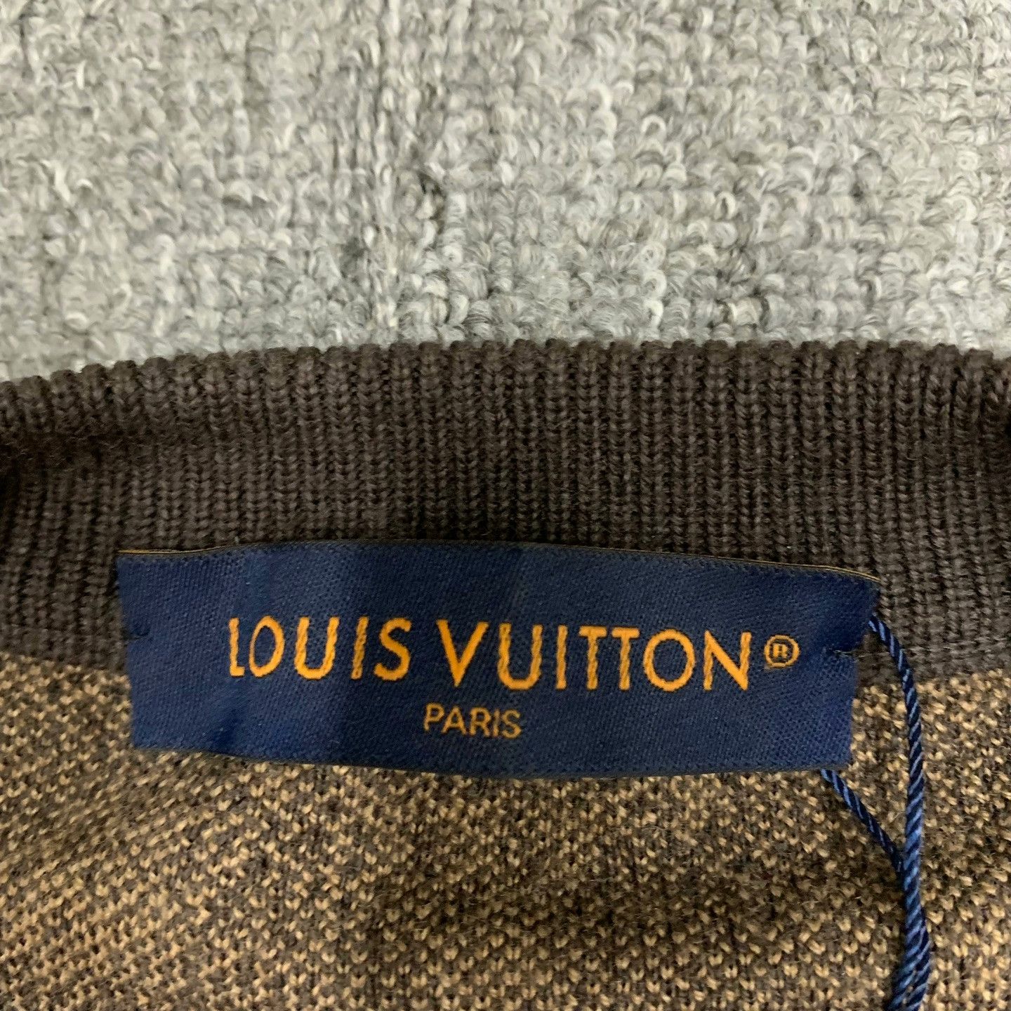 Louis Vuitton LV Brown Graffiti Knit Sweater in XL Size US XL / EU 56 / 4 - 6 Thumbnail