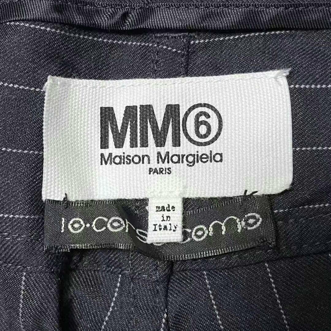 Maison Margiela maison margiela black striped straight trousers Size US 38 / EU 54 - 3 Thumbnail