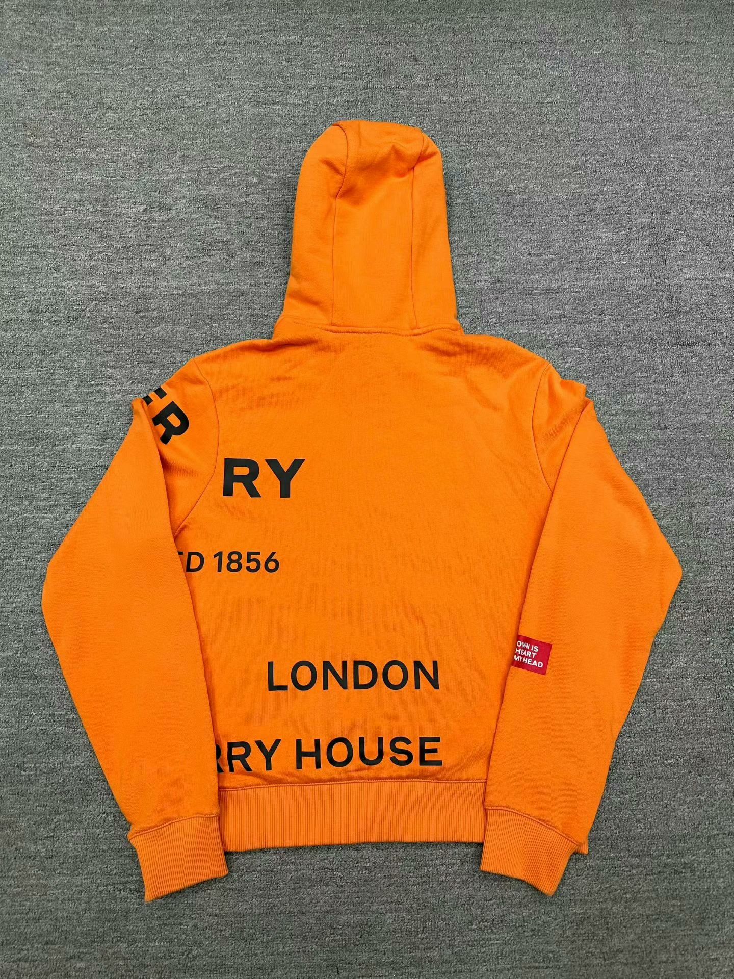 Burberry burberry bright orange graphic hoodie xs Size US XS / EU 42 / 0 - 2 Thumbnail