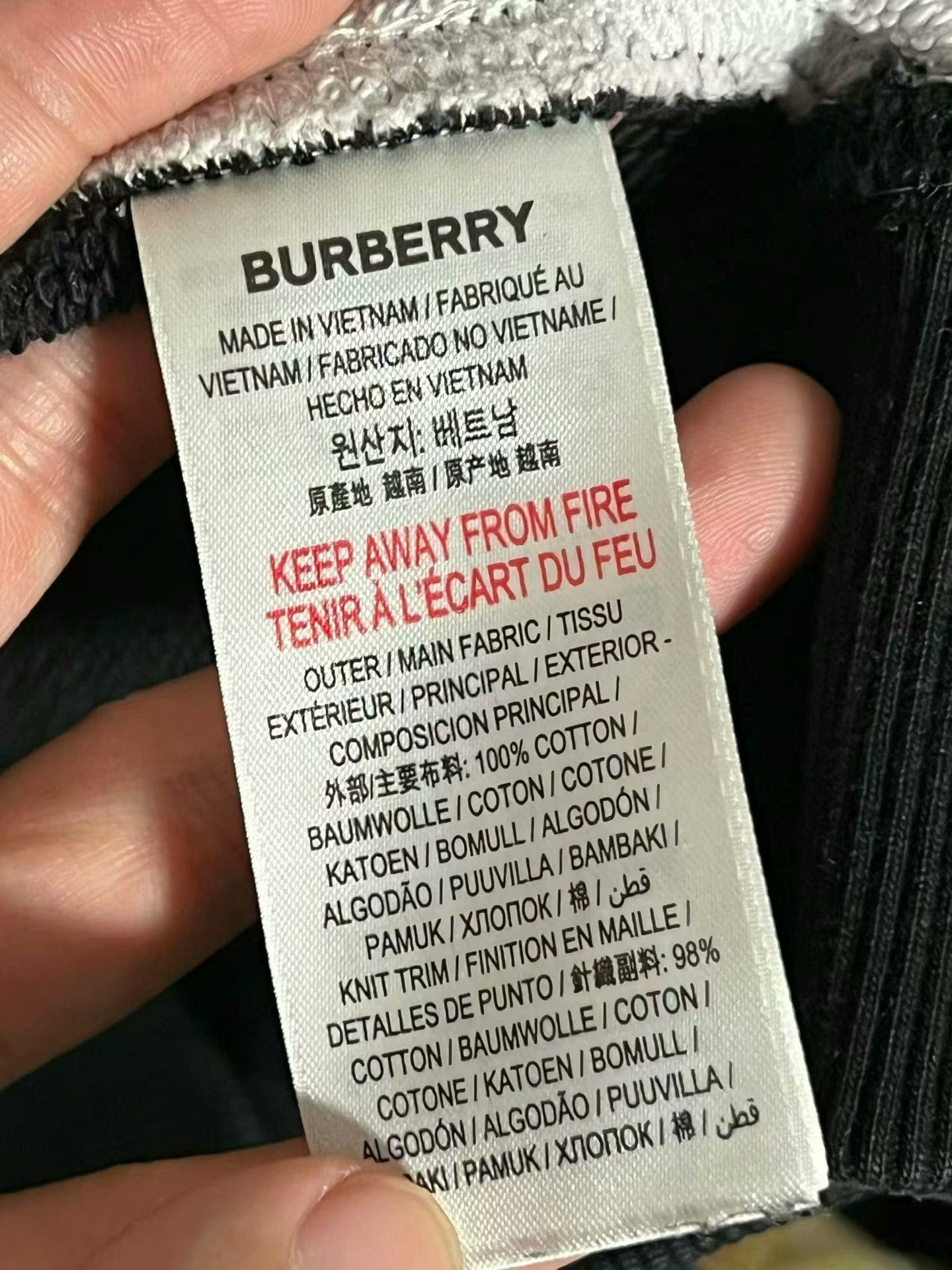 Burberry burberry black vintage checkered hoodie sweatshirt Size US XL / EU 56 / 4 - 3 Thumbnail